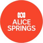 Red circle, text "Alice Springs" inside.